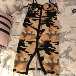 Sexy Camouflage Dress